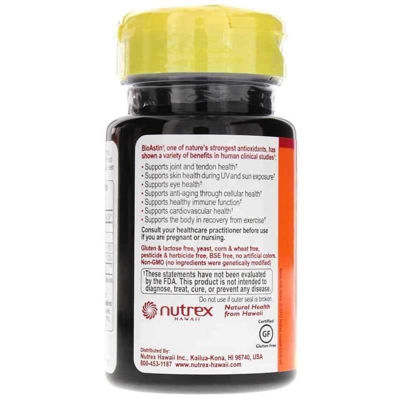 BioAstin 12 Mg Hawaiian Astaxanthin, Nutrex Hawaii